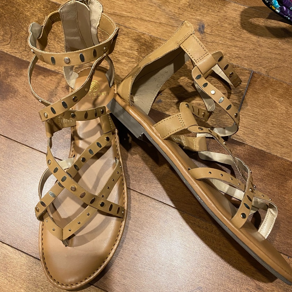 Brown gladiator sandals new strappy